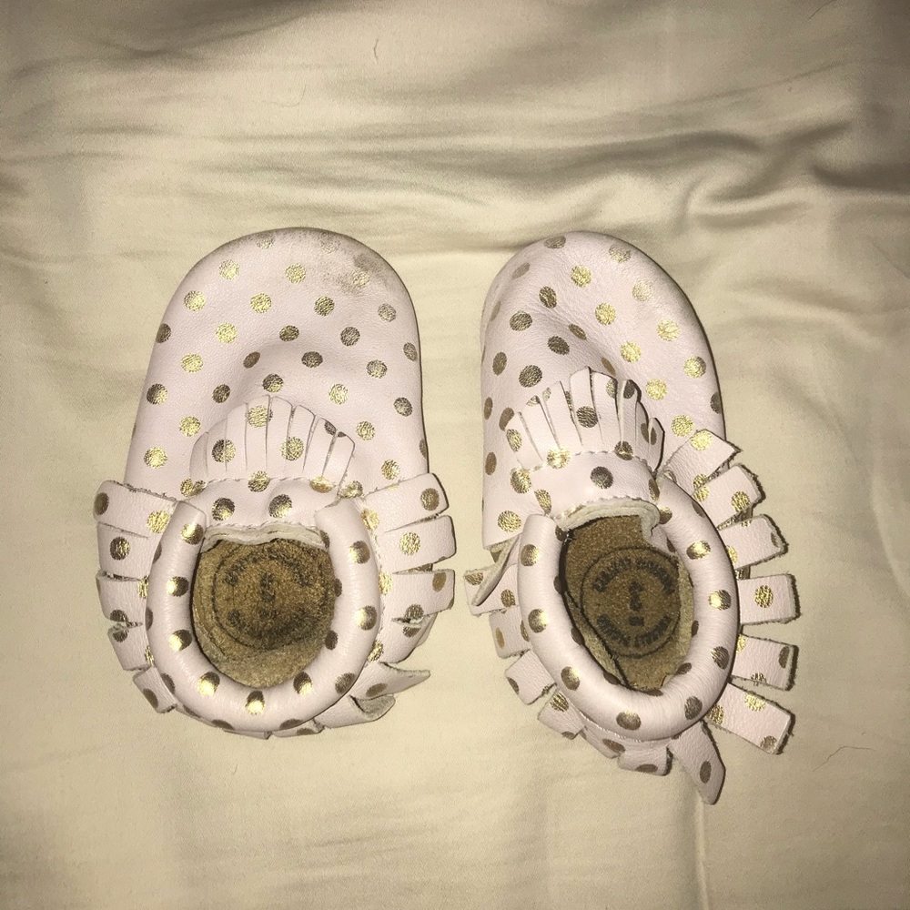 Blush dot size 3 Freshly Picked Moccs